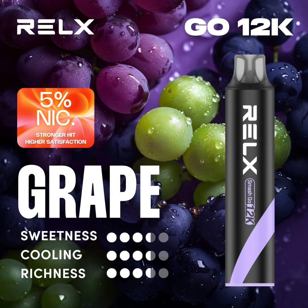 RELX Smash Go 12K 12000口拋棄式 15ml 澎湃油量 高濃度5%丁鹽滿足感 極速Type-C快充 400mAh巔峰續航拋棄式 全台現貨秒發:圖片 2